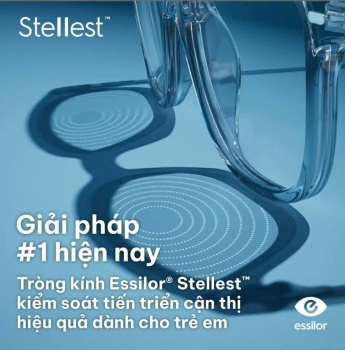 Tròng kính stellest kiểm soát cận thị ( Pháp )